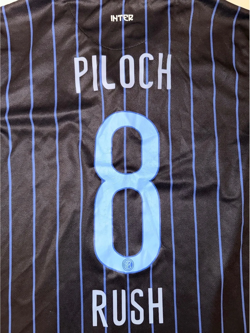 Inter Milan 2014/15 Home Jersey Nike Pirelli Piloch Rush 8 Size M